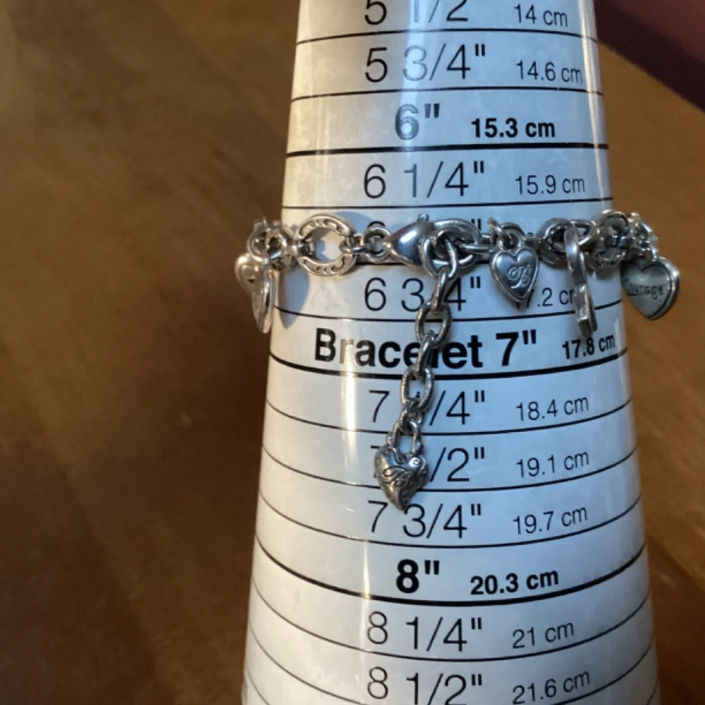 Brighton Silver-tone Charm Bracelet